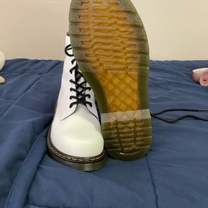 new doc marten boots- white